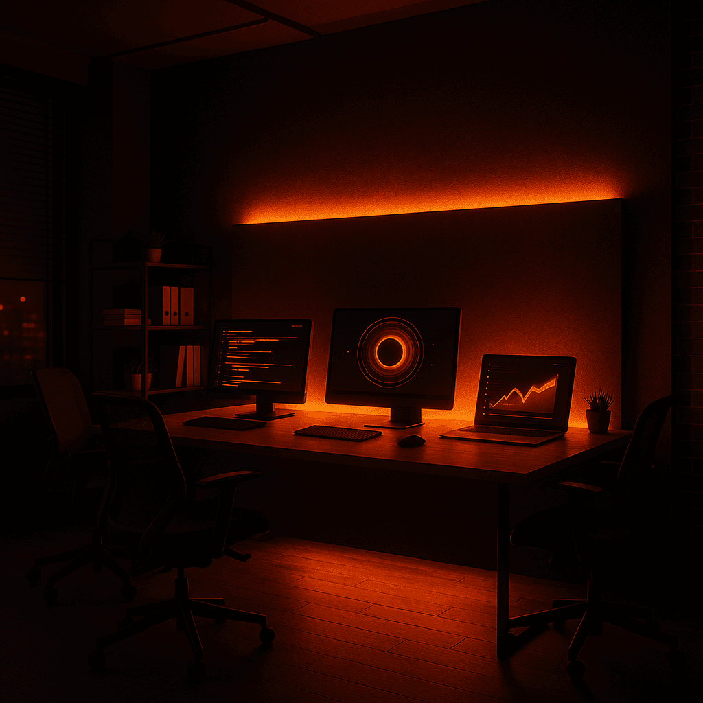 Creative studio workspace
